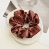 12PCS Neutural Colors Satin Hair Band Scrunchies Set