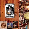 A wise man once said nothing and just continued drinking - Vintage Metal Signs - 20*30cm/30*40cm