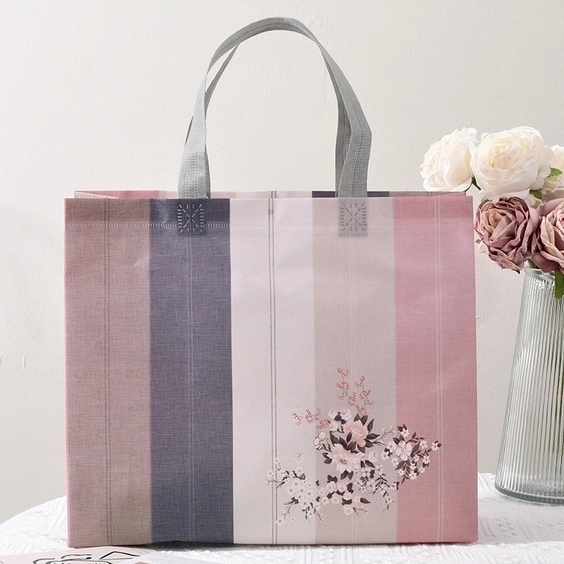 New Internet Celebrity Non-woven Handbag Clothing Shoe Shop Bag Women’s Clothes Gift Shopping Packaging Bag Printed LOGO