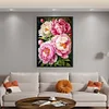 (Big Size)Peony - 11CT Stamped Cross Stitch - 40*60cm - Flower