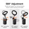 360° Rotating Magnetic Desktop Phone Holder Magsafe Airplane Car Travel Essential Accessories Adjustable Folding Universal Hands-free Phone Holder