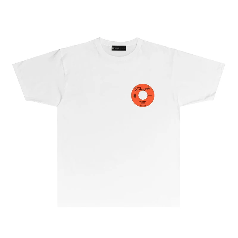 Purple 2023 new fashion T-shirt short sleeves