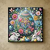 Framed Diamond Painting - Special Shaped - Easter Egg (25x25cm)