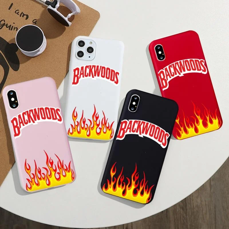 Backwoods Phone Case For iPhone XS MAX 11 Pro 12 7 SE20 XR X 8 6Plus Cool Fire Soft Cover Bag