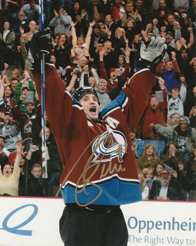 IAN LAPERRIERE SIGNED COLORADO AVALANCHE 8x10 Photo Poster painting #3 Autograph