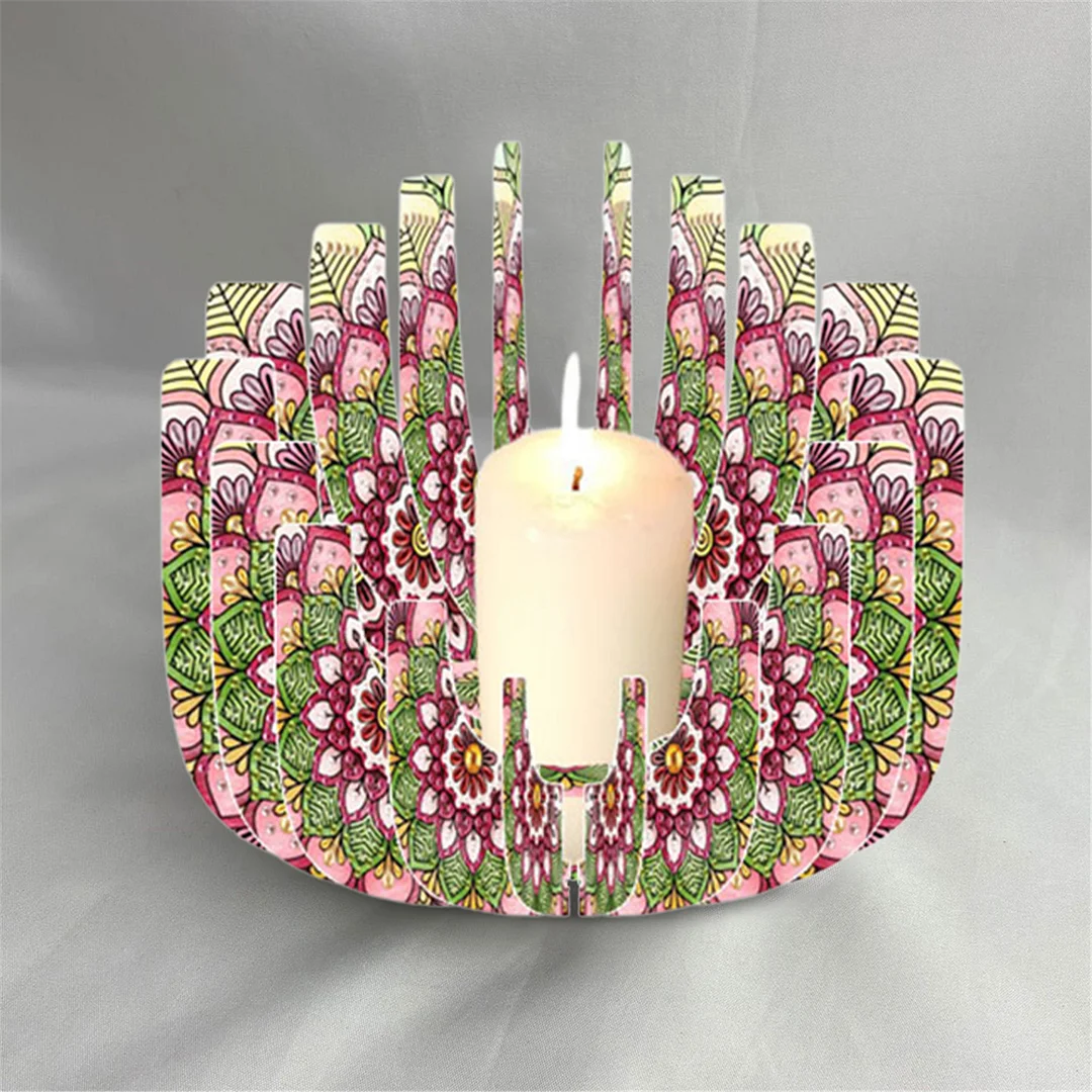 DIY Diamond Art Painting Kits of Candle Holder for Aromatherapy & Home Decor