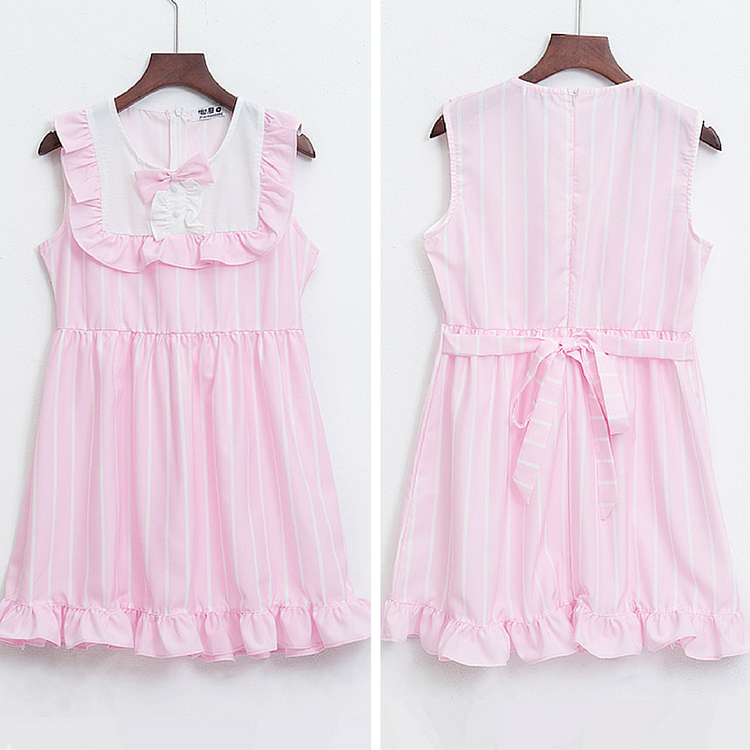 [Lovelive]M/L Pink Kawaii Sleeveless Dress SP166668