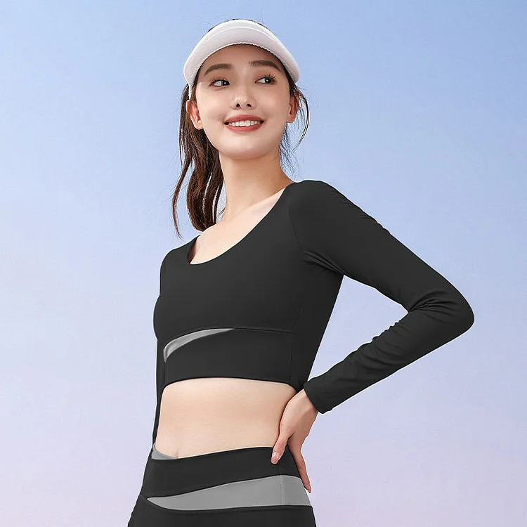 PASUXI Yoga Set Sport Suit Sexy Sports Bra High Waist Sport Leggings Athletic 4 Piece Gym Set Workout Outfits Sportswear huanwei