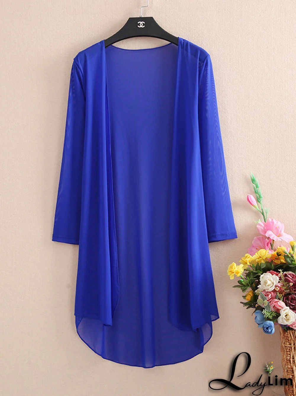 Women's Sheer Chiffon Loose Kimono Cardigan Capes Top