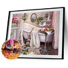 (5 Sizes) Bathroom-Full Square Diamond Painting