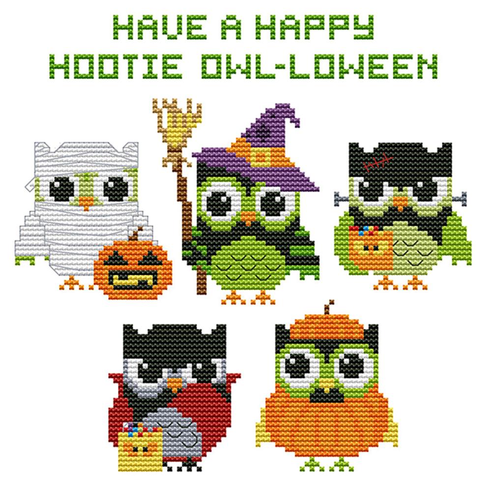 

Funny halloween - 14CT Stamped Cross Stitch - 25*25cm, 501 Original