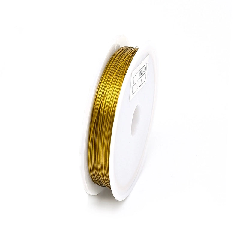 10 Rolls/Package Steel Wire Wire Diameter: 0.38mm Wire Diameter: 0.3mm Wire Diameter: 0.45mm Jewelry Accessories