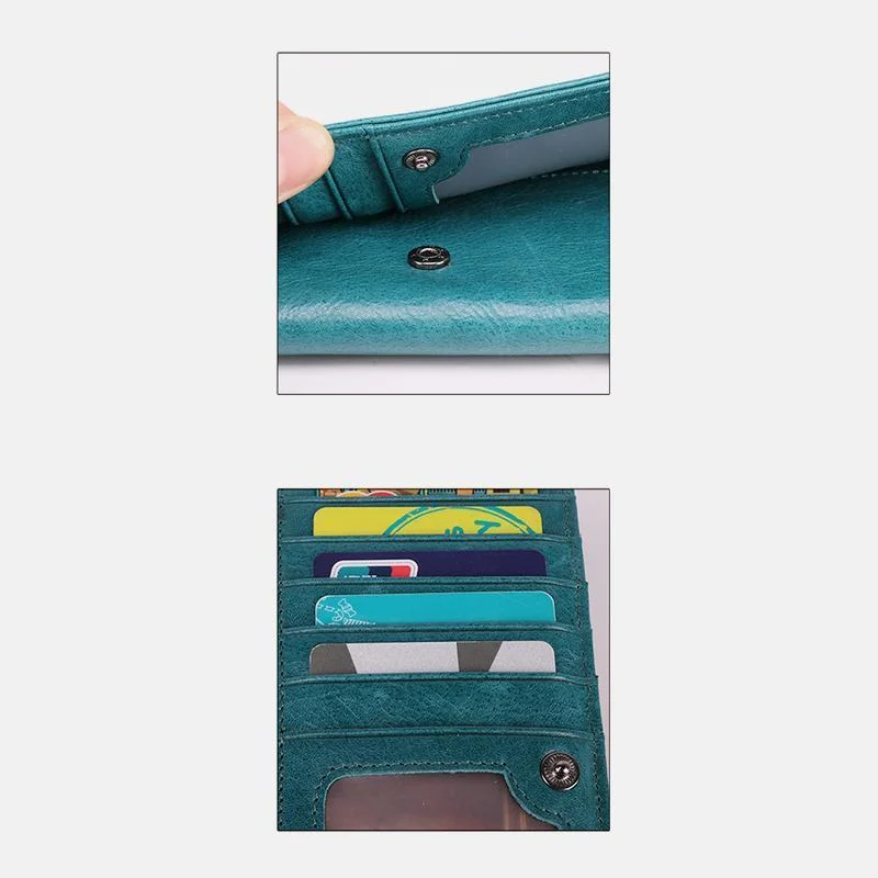 Genuine Leather RFID Vintage Wallet