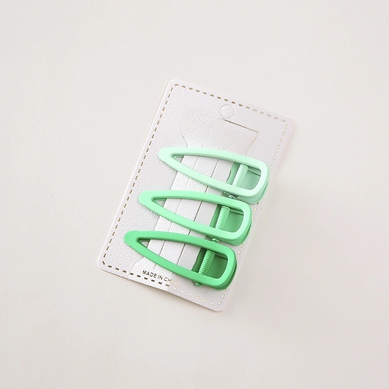 Minimalist Solid Color Alloy Hollow Out Hair Clip 1 Set