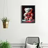 5D DIY Full Square Drill Diamond Painting Heart Bear Letter R Home Decor 35x45cm