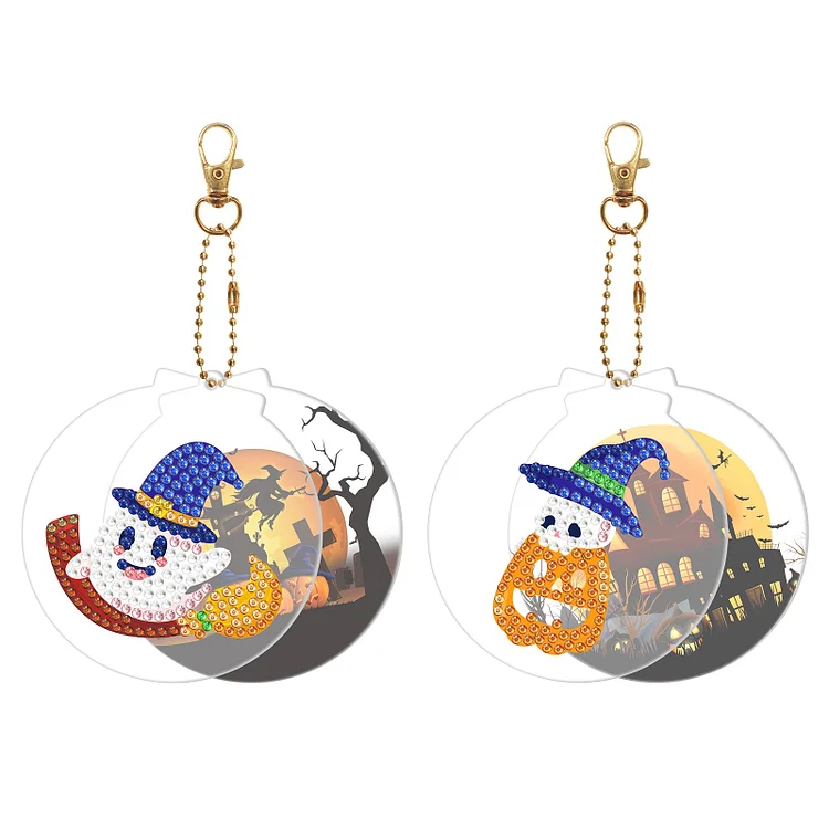 Blingbling's Keychain | Ghost | Two Piece Set