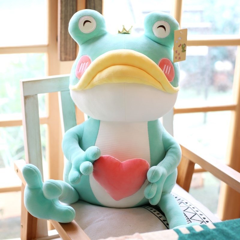 CuteeeShop Long Frog Stuffed Plush Body Pillow