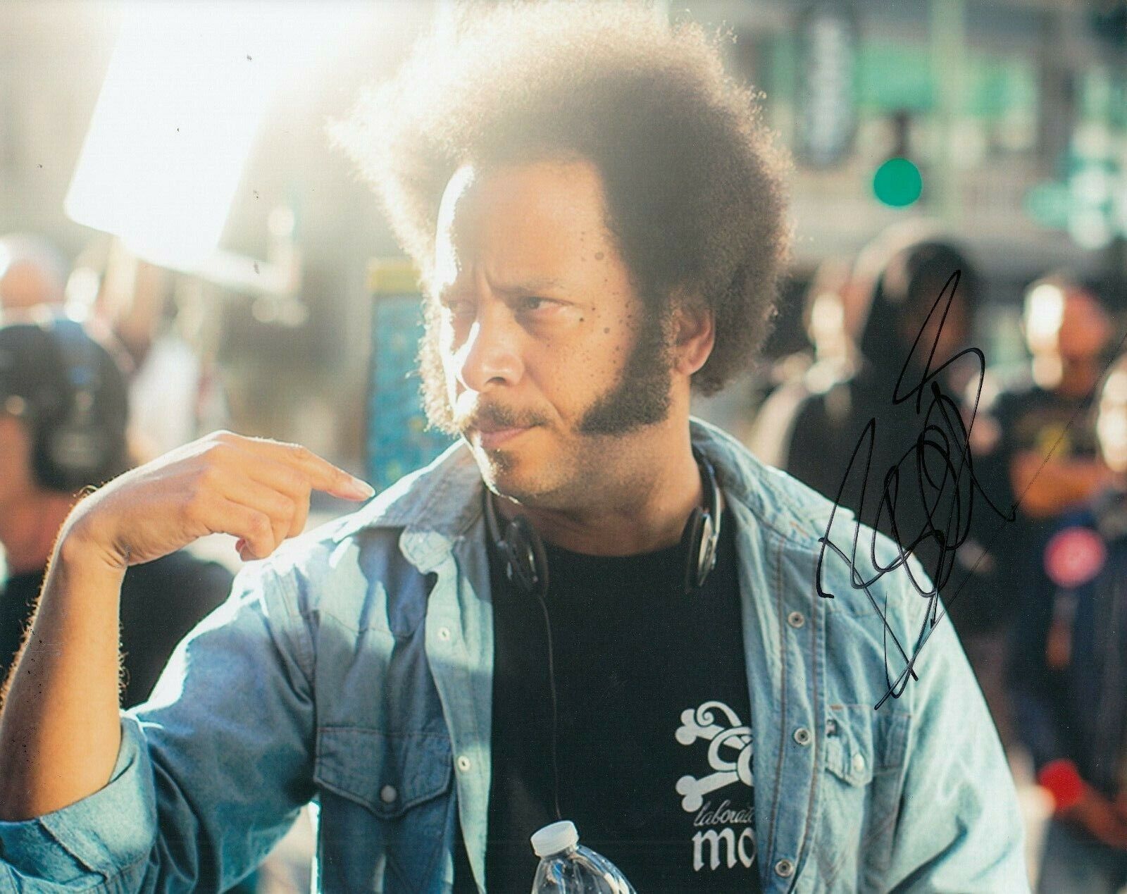 BOOTS RILEY signed (SORRY TO BOTHER YOU) Movie Film Director 8X10 Photo Poster painting W/COA #2