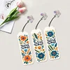3Pcs Special Shaped Flower Greetings 5D DIY Diamond Painting Book Mark for Home