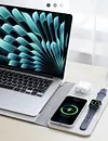 5 in 1 Multifunctional Wireless Charging Brain Bag Magnetic Wireless Charger 15W Convenient Mobile Phone Wireless Fast Charging