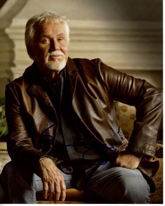 KENNY ROGERS signed autographed Photo Poster painting