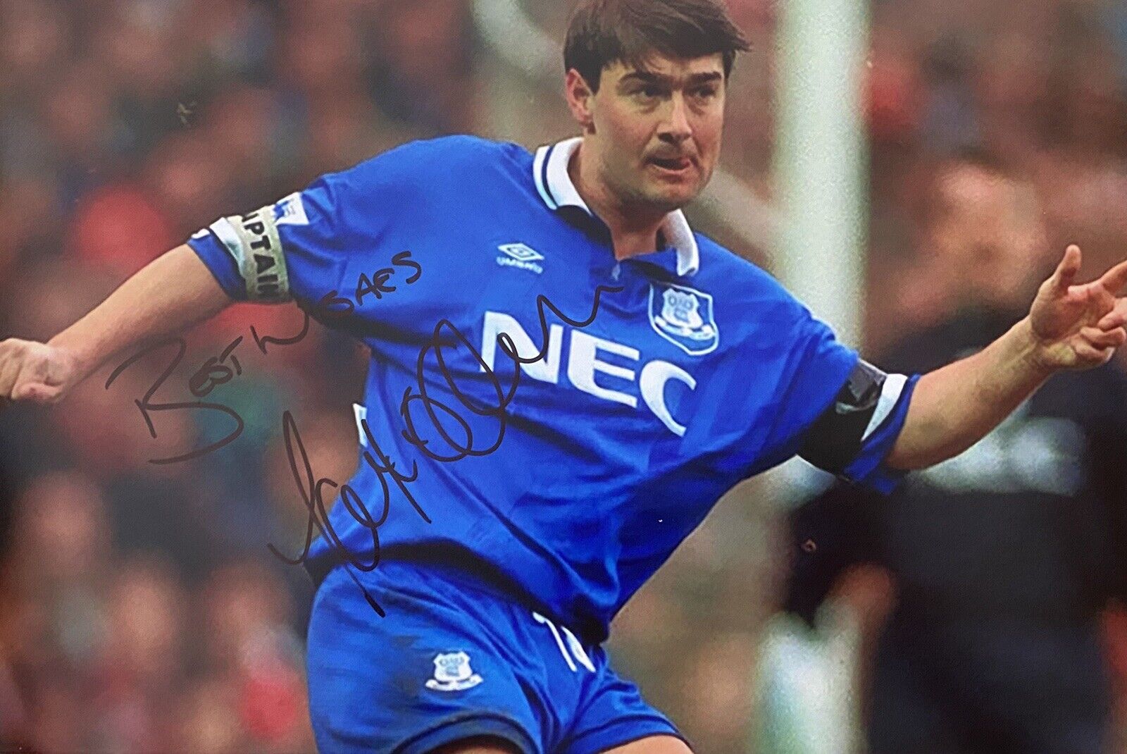 Ian Snodin Genuine Hand Signed Everton 12x8 Photo Poster painting