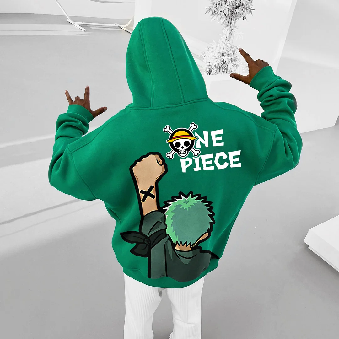 Oversize "One Piece" Hoodie、、URBENIE
