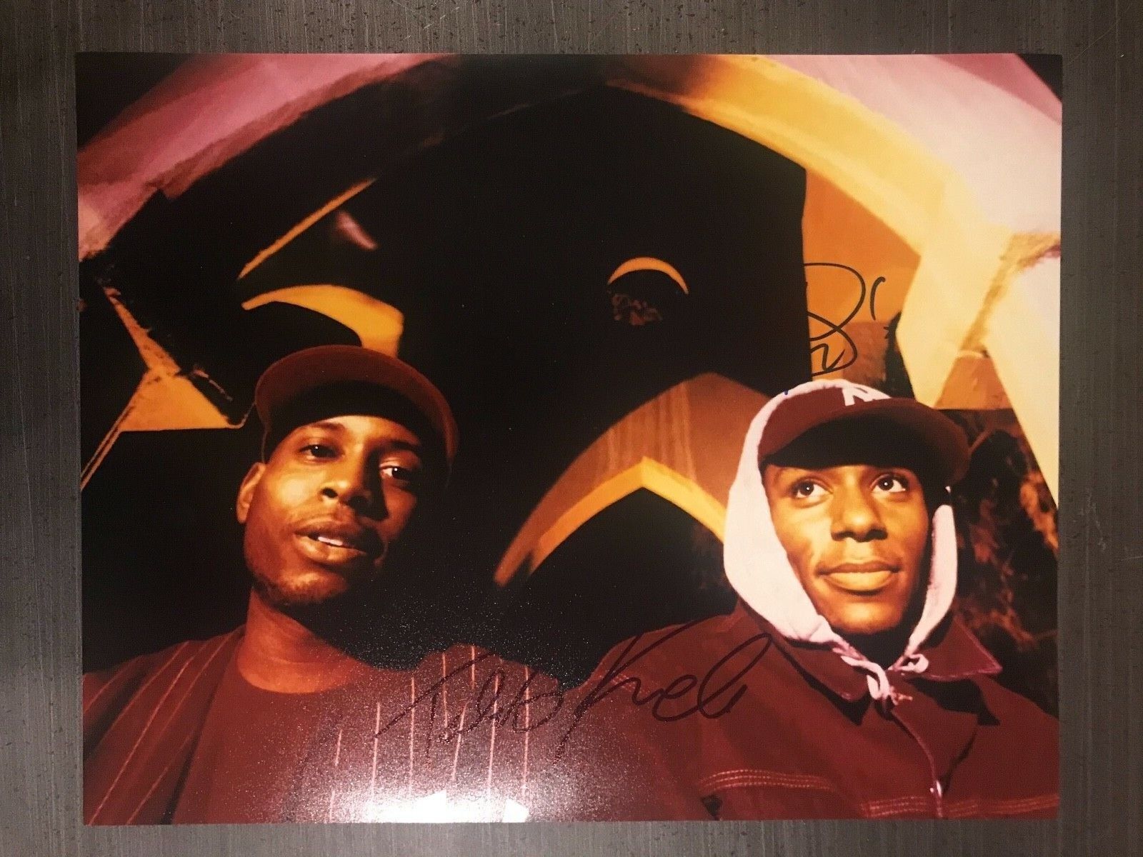 * TALIB KWELI & MOS DEF * signed 11x14 Photo Poster painting * BLACKSTAR * YASIIN BEY * 2