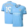 G&Uuml;NDOĞAN #19 Manchester City Home Soccer Jersey 2024/25