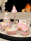 Home Furnishing Four-Piece Set: Enamel Jewelry Box