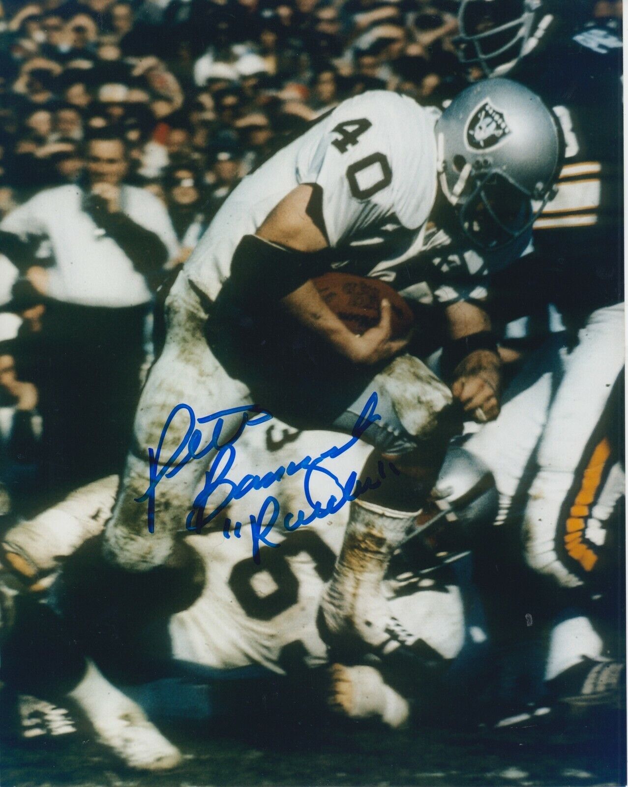 Pete Banaszak #2 8x10 Signed Photo Poster painting w/ COA Oakland Raiders