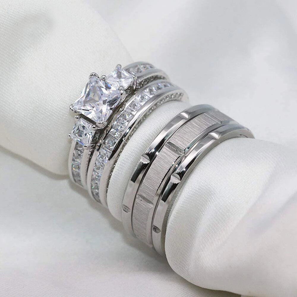 'Morning Dawn' Rings