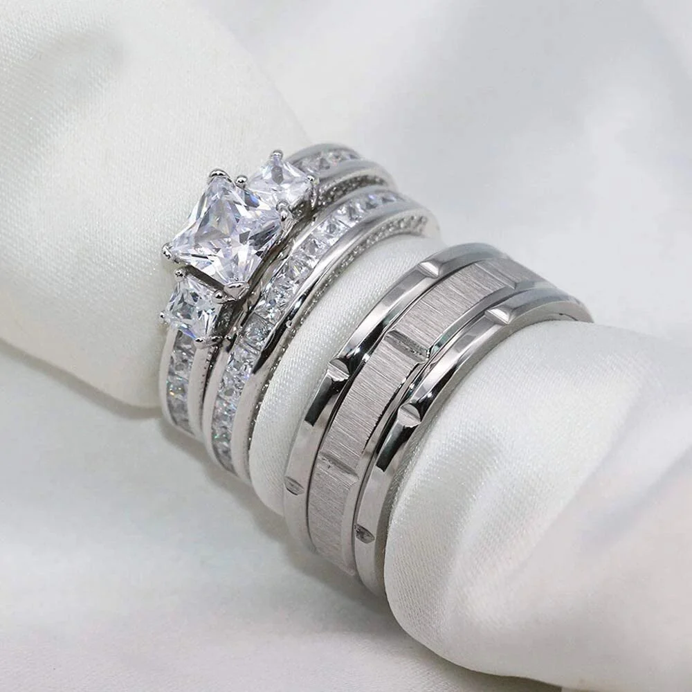 'Morning Dawn' Rings