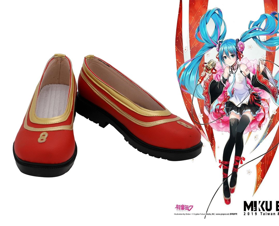 Miku Hatsune Miku expo Schuhe Cosplay Schuhe