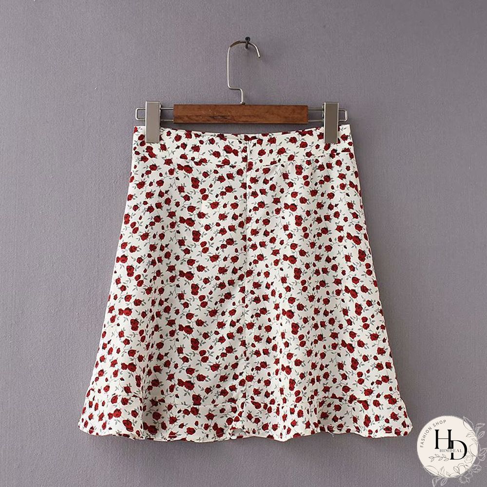Women Dots Mini Skirt Green White Saia High Waistline Faldas Sexy Skirts Summer