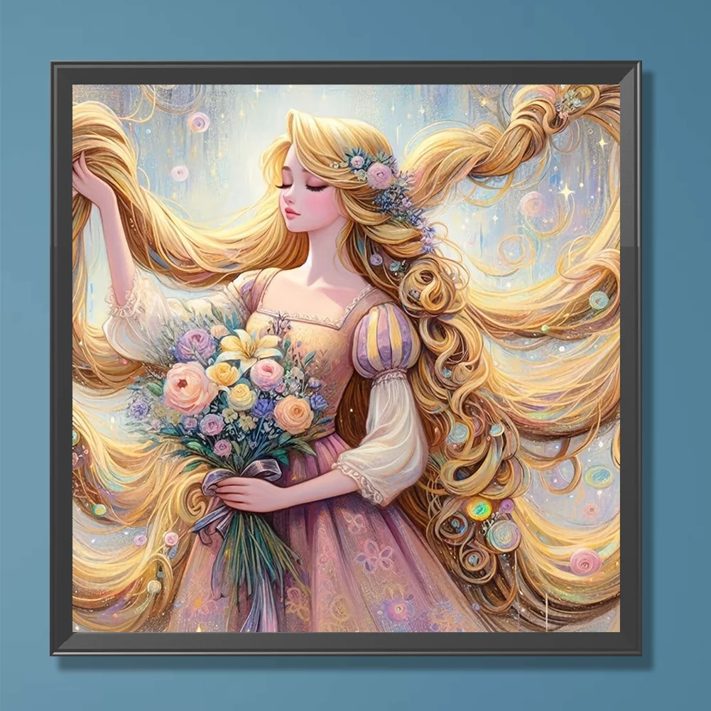 Diamond Painting - Full Round Drill - Princess Ariel(Canvas|30*30cm)