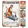 (Multi Style) esso tigre de p&eacute;trole - Panneaux en &eacute;tain m&eacute;tallique(30*40cm)