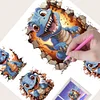 DIY Dinosaur Diamond Painting Stickers for Boy Girls Gift