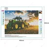 Diamond Painting-5D Full Round Drill Tractor