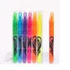 20PCS Erasable Oblique Head Color Fluorescent Pen Eraser School Season Student Office Stationery Highlighter