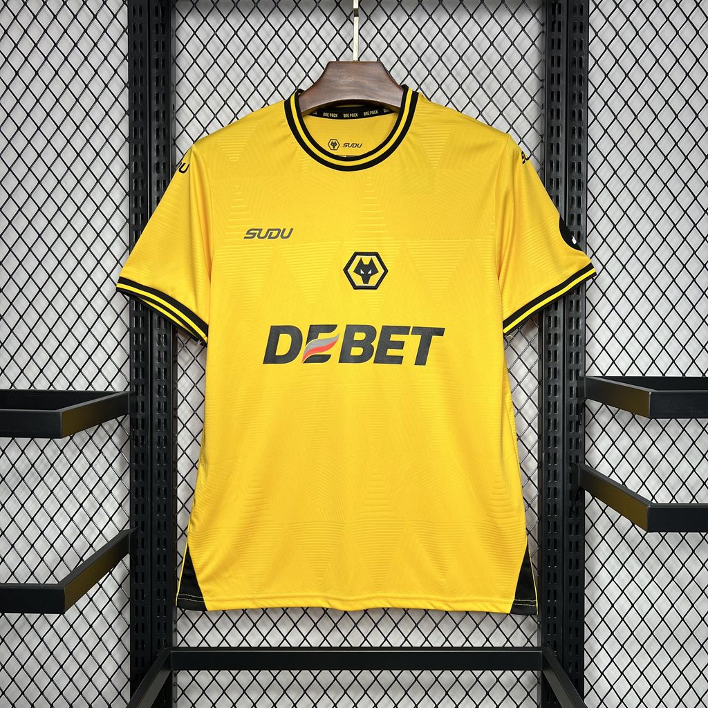 Wolverhampton Wanderers Wolves 24-25 Home Jersey - Fans Version