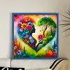 Four Seasons Loving Girl-11CT Stamped Cross Stitch 40*40cm/15.75*15.75in tapestrymarket