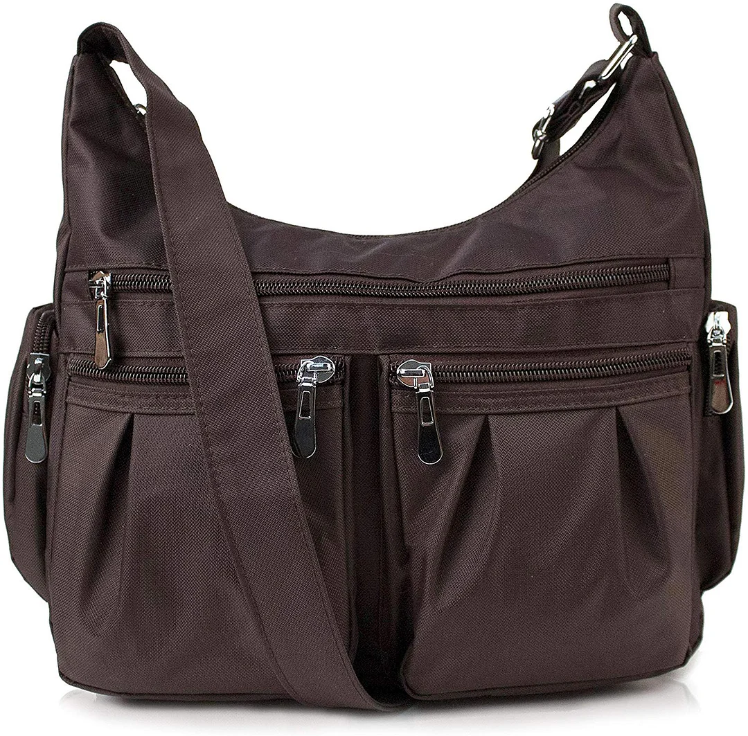 Multi Pocket Shoulder Bag H1407