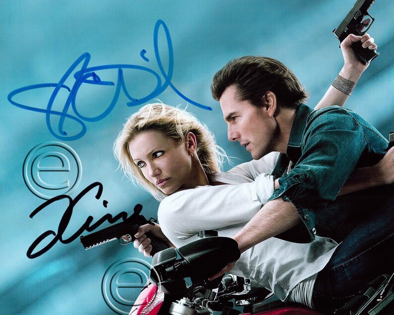 Cameron Diaz Tom Cruise Knight And Day Autographed Signed Photo Poster painting 8 x 10 print Photo Poster painting picture poster wall art autograph