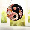 Acryl Yin Yang Diagramm der blühenden Blume - 5d DIY Handwerk Anhänger