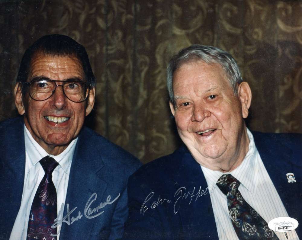 Herb Carneal Cal Griffith JSA Coa Hand Signed Twins 8x10 Photo Poster painting Autograph