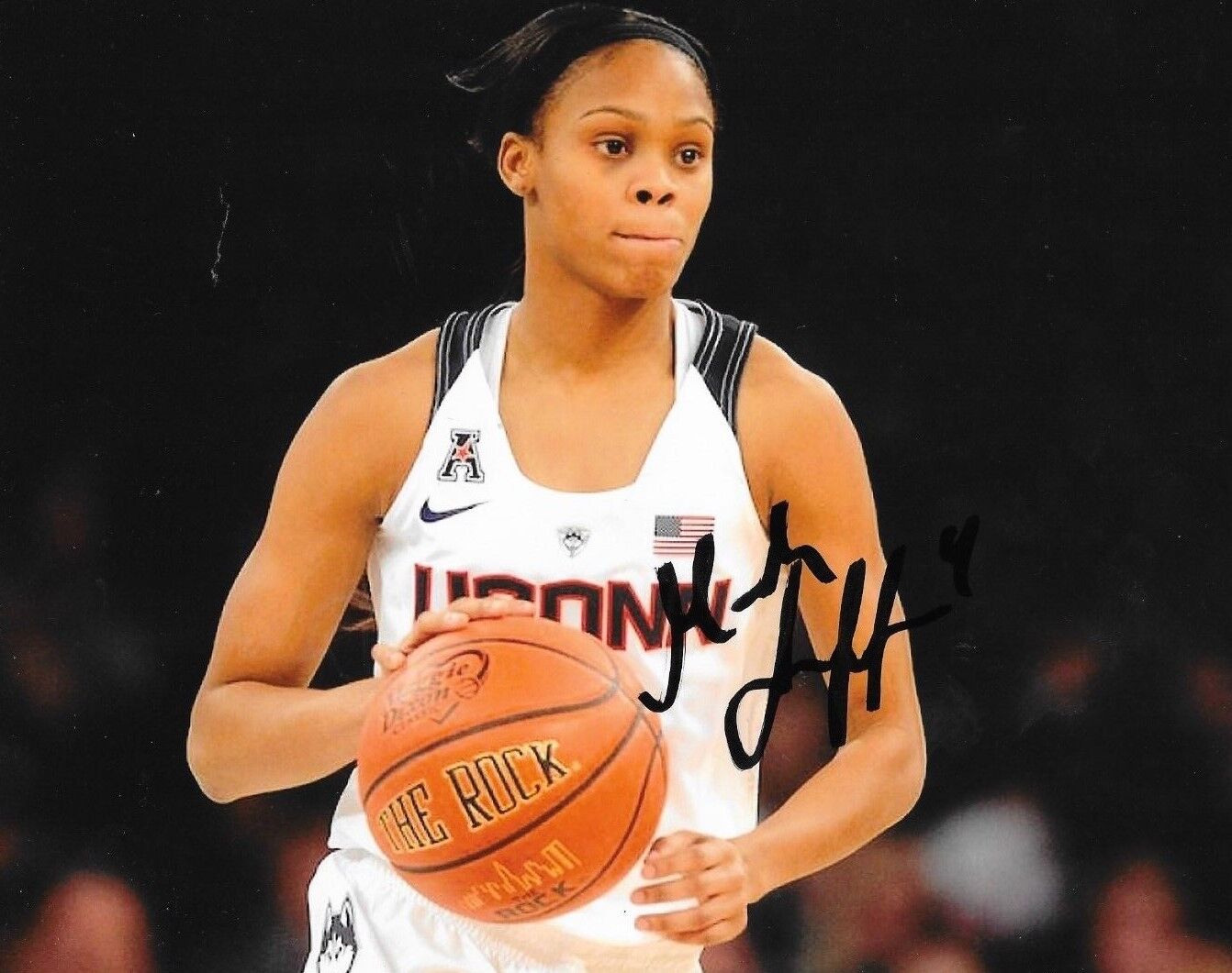 Moriah Jefferson Connecticut Women signed UCONN Huskies 8x10 Photo Poster painting autographed