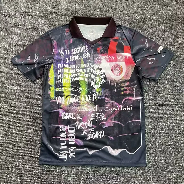 2025-26 Season - Manchester City Special Edition Black - Jersey - Fan Edition