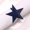 Gloss Golden Silver Star Catering Napkin Ring