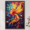 (US Only)Full Embroidery cotton Thread 9CT Printed Phoenix Cross Stitch Kit 60x88cm